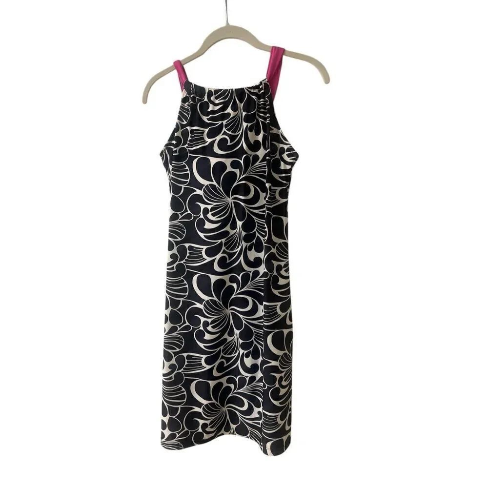 Athleta swim dress black & white sz XS/S